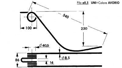 Immagine di DENTE/MOLLA Filo ø 8,5 - UNI