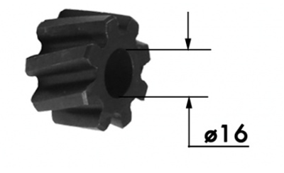 Immagine di INGRANAGGIO CILINDRICO per Girante FILO FERRO