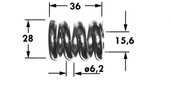 Immagine di Molla Compressione Asse Andana