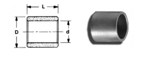 Immagine di BRONZINA D=43,0-d=35,0-L=70,0 in Fe/Sinterizzato Autolubr.