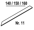 SPUNTONI DI RACCOLTA N. 11 MOD. 150/160 +€77,00