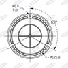 Immagine di Lampeggiante a Led 12/24V a base piana Serie ATENA - AMA