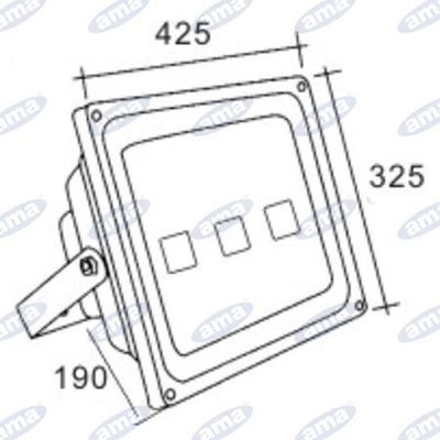 Immagine di Proiettore civile a LED 150 W, 13500 LM