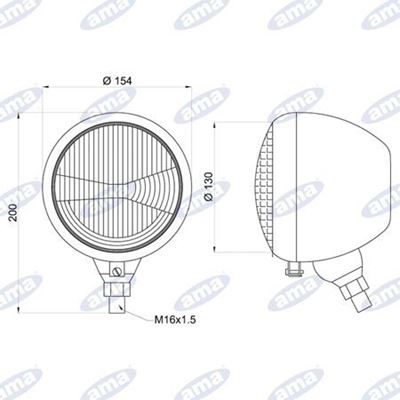 Immagine di Proiettore Ø 153mm - AMA