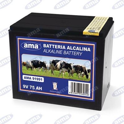Immagine di Batteria alkalina per recinti 9 Volt 75 Ah - AMA