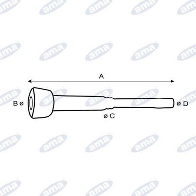 Immagine di Guaina in silicone per mungitrice adattabile a DE LAVAL 310x20mm - AMA