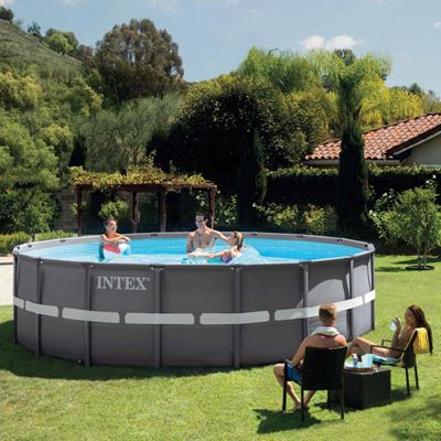 Immagine di Piscina Ultra Frame rotonda con filtro sabbia e accessori 549x132 cm