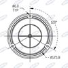 Immagine di Lampeggiante a Led 12/24V a base magnetica Serie ATENA - AMA