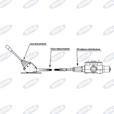 Immagine di Leva telecomando singola - AMA