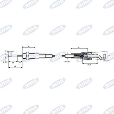 Immagine di Cavo Telecomando Lunghezza 1500mm - AMA