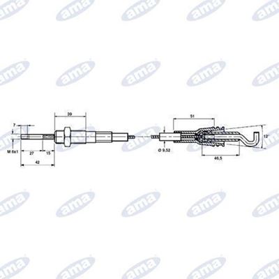 Immagine di Cavo Telecomando Lunghezza 3500mm - AMA