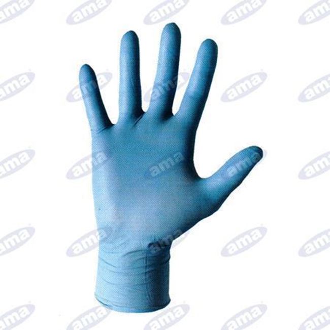 Immagine di Confezione 100pz guanti in nitrile EXTRA resistenti monouso  TG 8 M