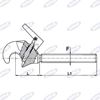 Immagine di Gancio superiore 2° categoria filetto M27x3 - AMA