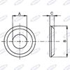 Immagine di Distanziale per rotula Ø28 esterno 64 - AMA