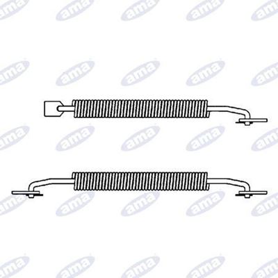 Immagine di Distanziale regolabile a molla 600-900 mm - AMA