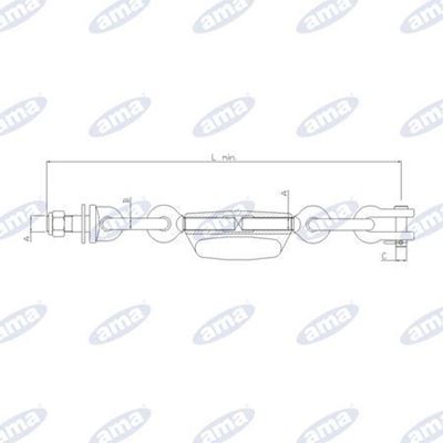 Immagine di Catena imbrigliamento 1+1 adattabile a SAME - AMA