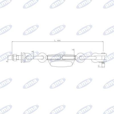 Immagine di Catena imbrigliamento 2+2 maglie adattabile a Fiat 5002501- AMA