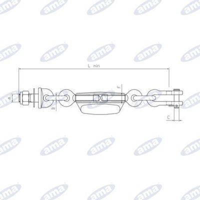 Immagine di Catena imbrigliamento 2+1 maglie adattabile a Fiat 5116366  - AMA