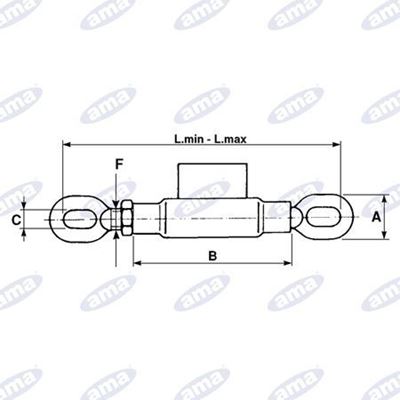 Immagine di Manicotto per catene M16X2 - AMA