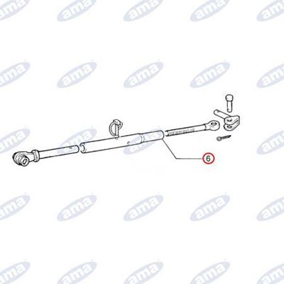 Immagine di Manicotto per stabilizzatore  filetto M27x3 adattabile FIAT  5103857 - AMA