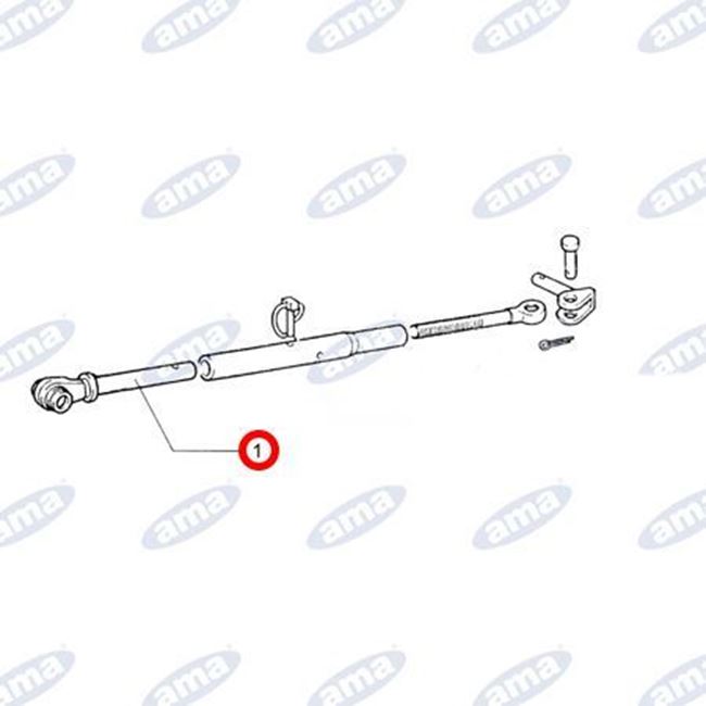 Immagine di Tirante liscio per stabilizzatore laterale adattabile FIAT  5109486 - AMA