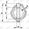 Immagine di Spina a scatto ovale  Ø4.5X35mm