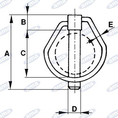 Immagine di Spina a scatto ovale  Ø5X46mm