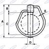 Immagine di Spina a scatto forgiata Ø15X82mm