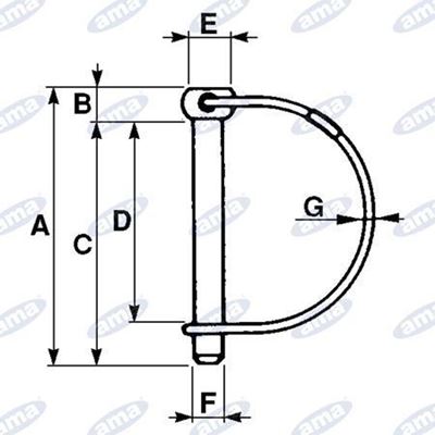 Immagine di Spinotto motozappa Ø8X80 mm