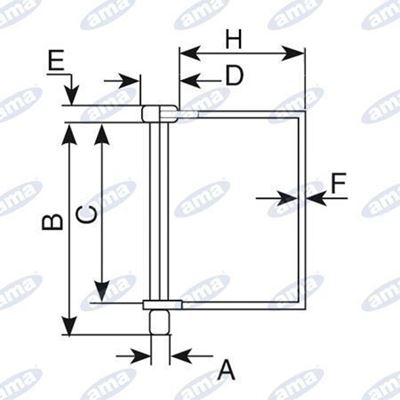 Immagine di Spinotto quadro Ø12X67 mm