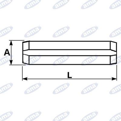 Immagine di Spina elastica UNI 6873  3 X 40