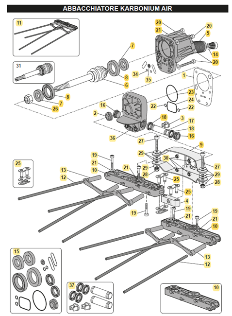 Immagine di RICAMBI KARBONIUM AIR