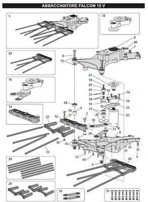 Immagine di RICAMBI FALCON 12 V