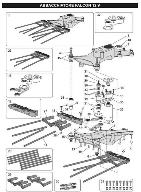 Immagine di RICAMBI FALCON 12 V