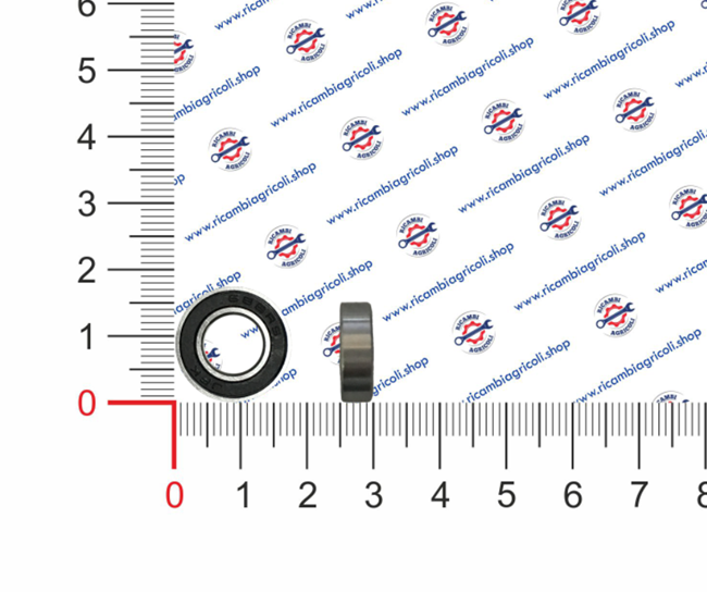 Immagine di Cuscinetto 688-8 2RS 8-16-5 - RIF. 26