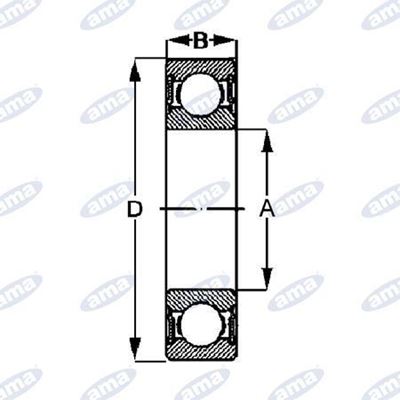 Immagine di Cuscinetto SKF 6300-2RSH