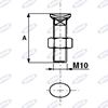 Immagine di Bullone testa ovale 10x38 - 45