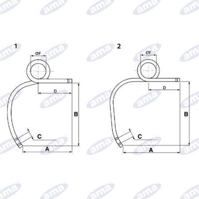 Immagine di Molla per coltivatore 20x20 SX