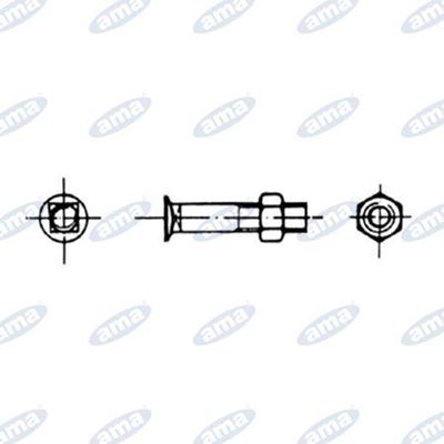 Immagine di Bullone TSPQST M. 12X40 Dx