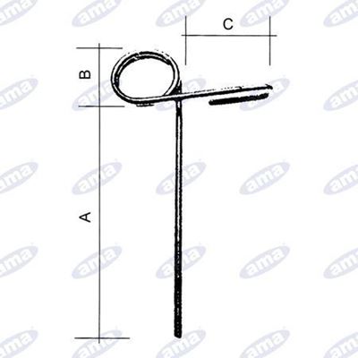 Immagine di Dente strigliatore Ø 10 mm L=460