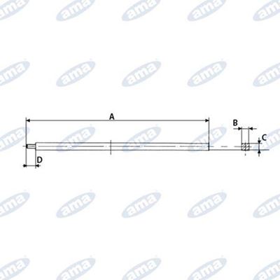 Immagine di Asse portadischi per frangizolle 25x25