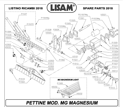 Immagine di RICAMBI MG -LISAM