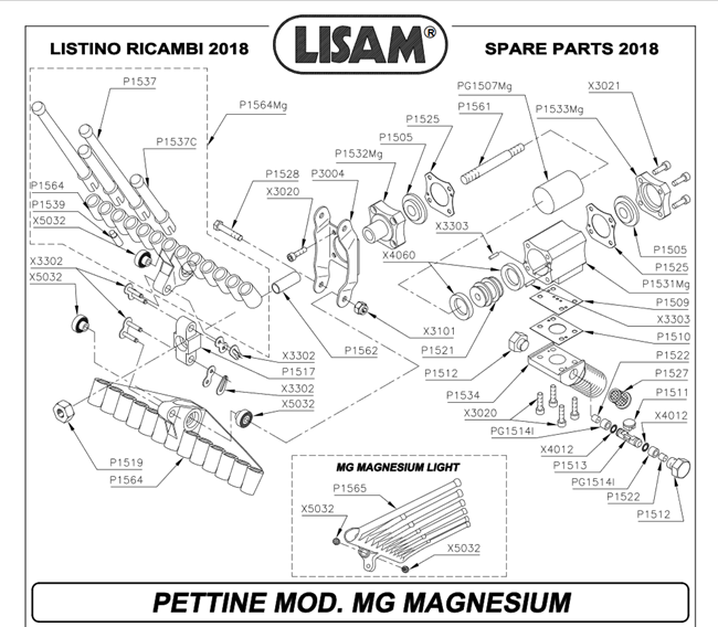 Immagine di RICAMBI MG -LISAM