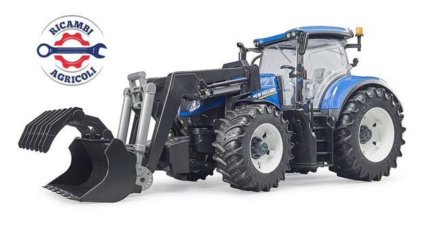 Immagine di Modellino trattore New Holland T7.315 con benna