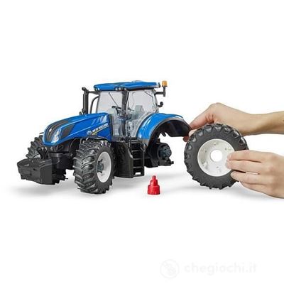 Immagine di Modellino trattore New Holland T7.315 con benna