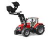 Immagine di Modellino trattore Massey Ferguson 7600 in scala 1:16 con benna