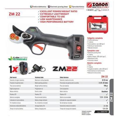 Immagine di Forbice a batteria ZM 22 - ZANON