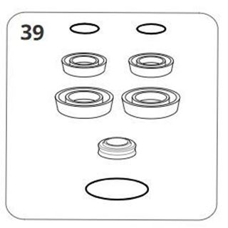 Immagine di Kit guarnizioni Super Mambo - Mambo Light - Speed - RIF. 39